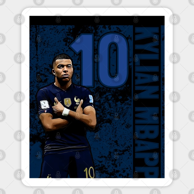 kylian mbappe || france Sticker by Aloenalone